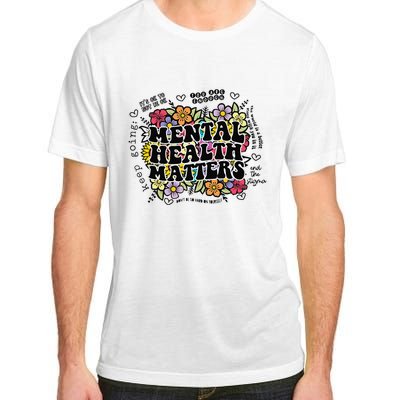 Mental Health Matters Gift Human Brain Illness Awareness Adult ChromaSoft Performance T-Shirt