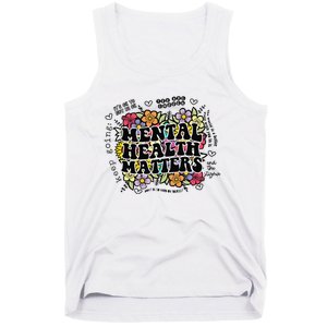 Mental Health Matters Gift Human Brain Illness Awareness Tank Top