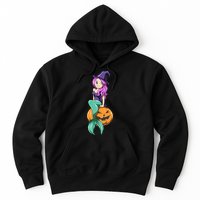 Mermaid Halloween Mermaid Pumpkin Gift Mermaid Halloween Hoodie