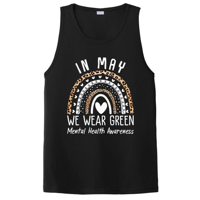 Mental Health Matters We Wear Green Mental Health Awareness PosiCharge Competitor Tank