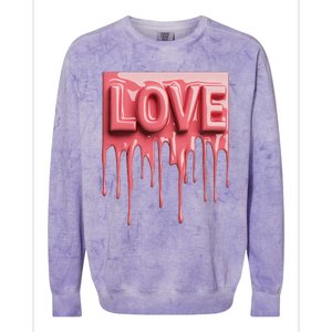 My Heart Melts Colorblast Crewneck Sweatshirt