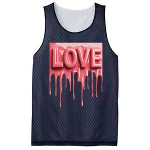 My Heart Melts Mesh Reversible Basketball Jersey Tank