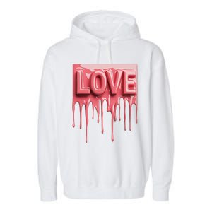 My Heart Melts Garment-Dyed Fleece Hoodie