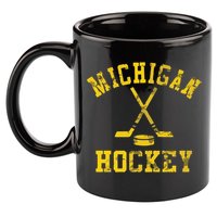 Michigan Hockey 11oz C Handle Ceramic Mug