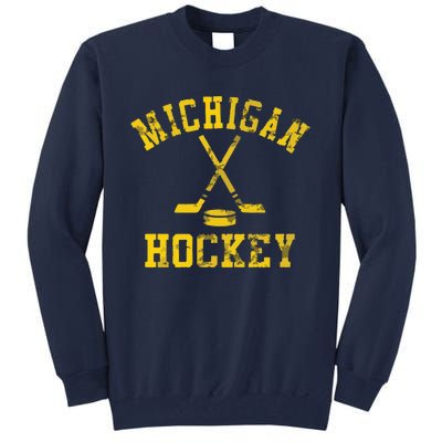 Michigan Hockey Tall Sweatshirt