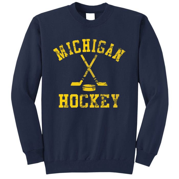 Michigan Hockey Tall Sweatshirt