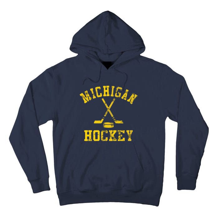 Michigan Hockey Tall Hoodie