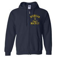 Michigan Hockey Full Zip Hoodie