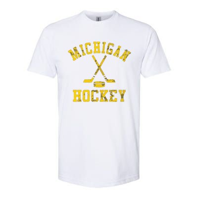 Michigan Hockey Softstyle CVC T-Shirt