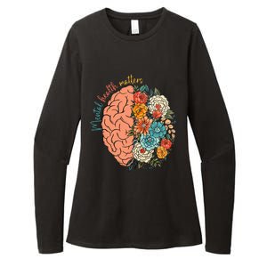 Mental Health Matters Human Brain Illness Awareness Womens CVC Long Sleeve Shirt