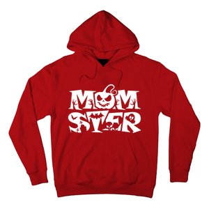 Momster Halloween Mama Funny Matching Family Hoodie