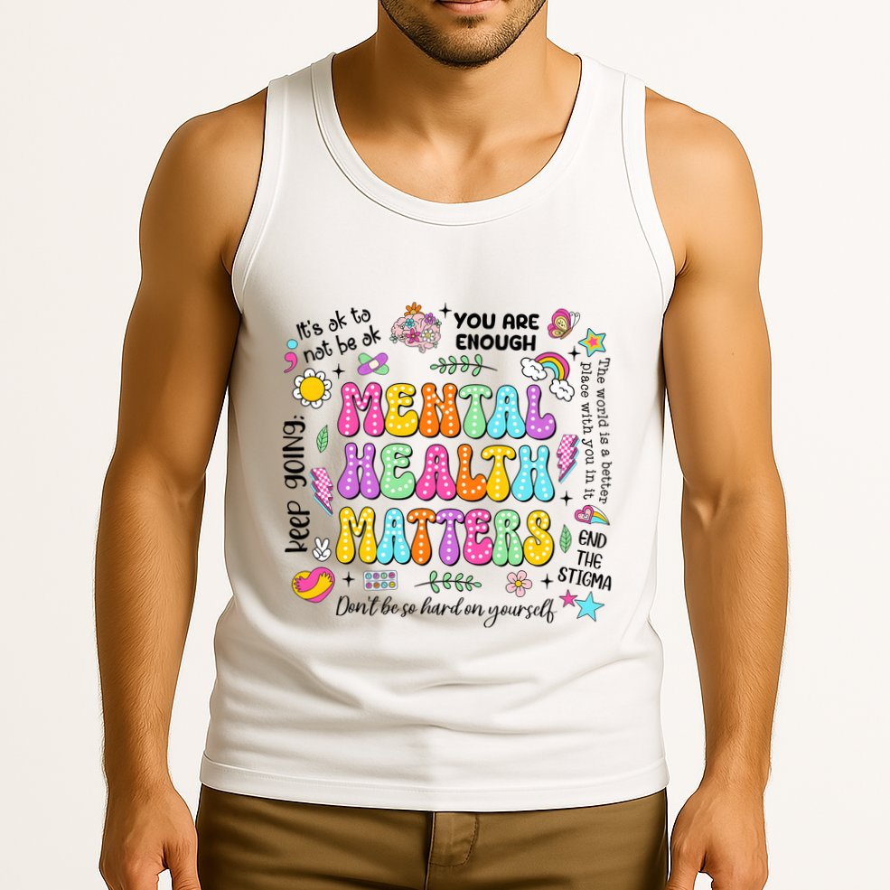 Mental Health Matters Quote Tank Top