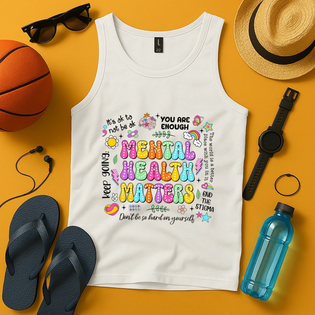 Mental Health Matters Quote Tank Top