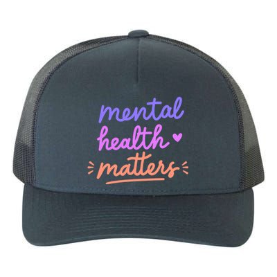 Mental Health Matters Gift Yupoong Adult 5-Panel Trucker Hat