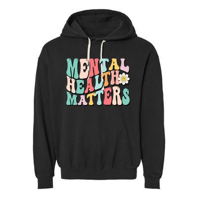 Mental Health Matters End The Stigma Garment-Dyed Fleece Hoodie