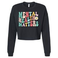 Mental Health Matters End The Stigma Cropped Pullover Crew