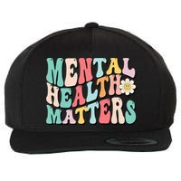 Mental Health Matters End The Stigma Wool Snapback Cap