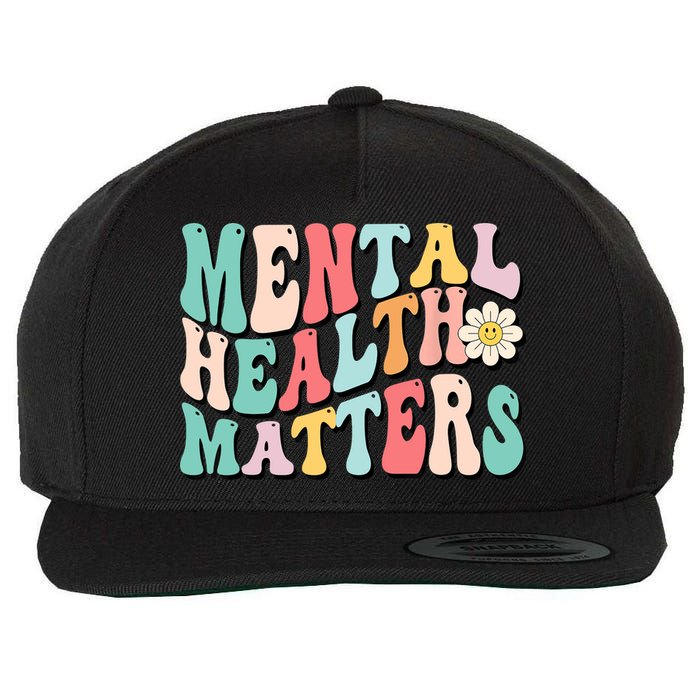 Mental Health Matters End The Stigma Wool Snapback Cap