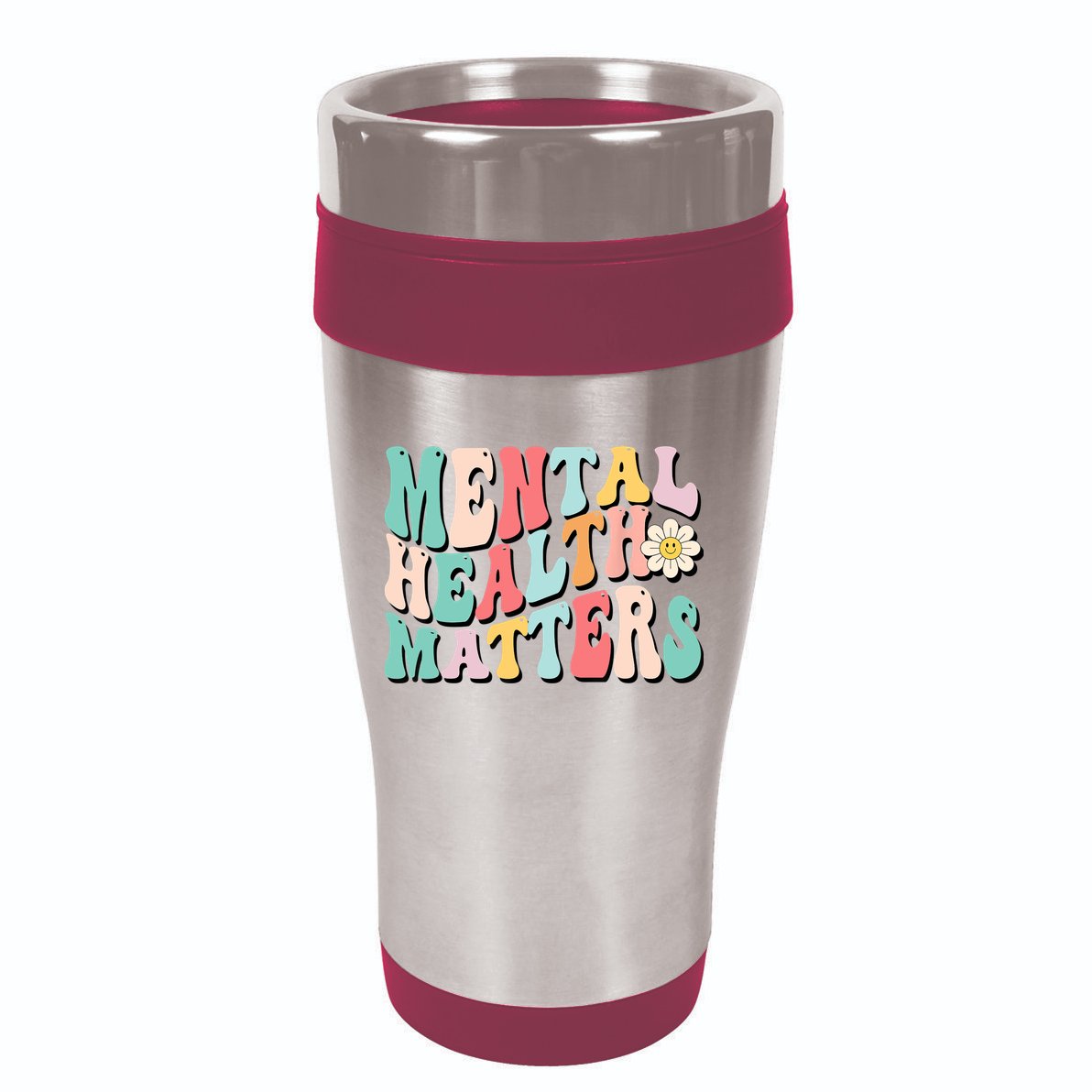Mental Health Matters End The Stigma 16oz Travel Tumbler