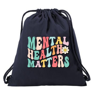Mental Health Matters End The Stigma Drawstring Bag