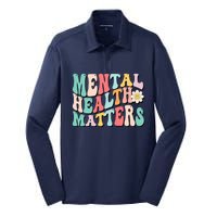 Mental Health Matters End The Stigma Silk Touch Performance Long Sleeve Polo