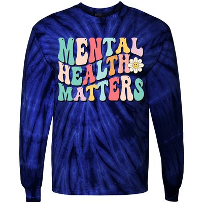 Mental Health Matters End The Stigma Tie-Dye Long Sleeve Shirt