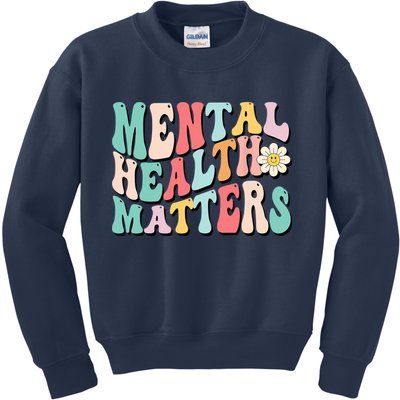 Mental Health Matters End The Stigma Kids Sweatshirt
