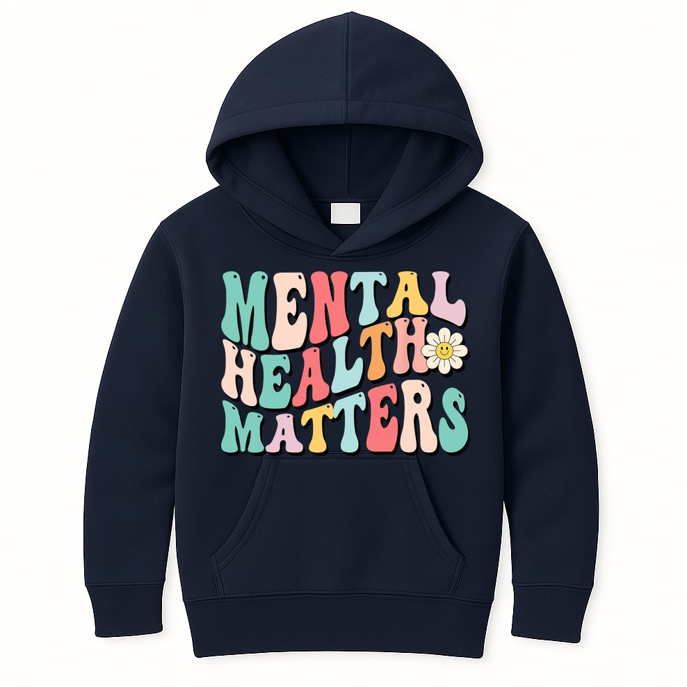 Mental Health Matters End The Stigma Kids Hoodie