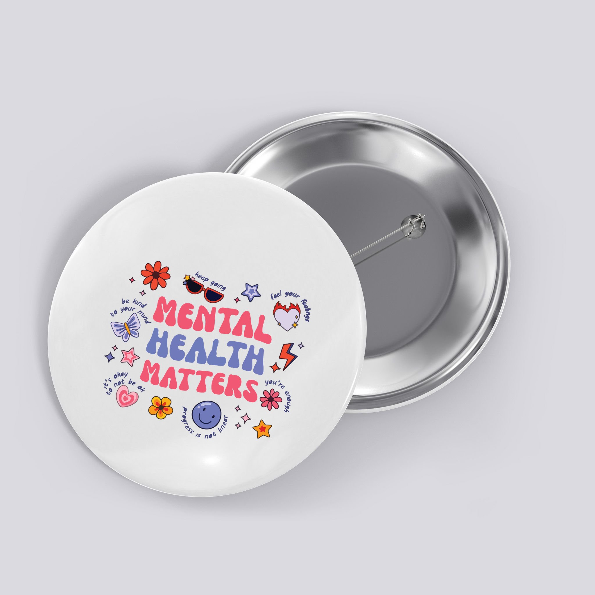 Mental Health Matters Button