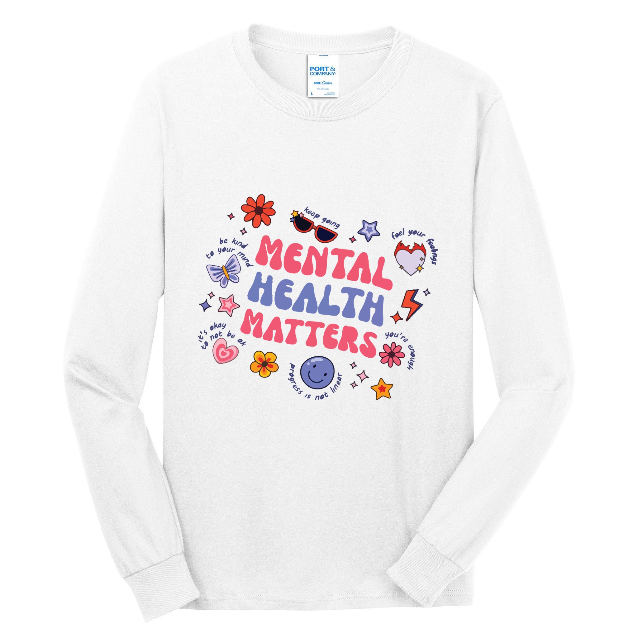 Mental Health Matters Tall Long Sleeve T-Shirt