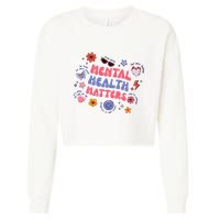 Mental Health Matters Cropped Pullover Crew