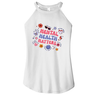 Mental Health Matters Women's Perfect Tri Rocker Tank