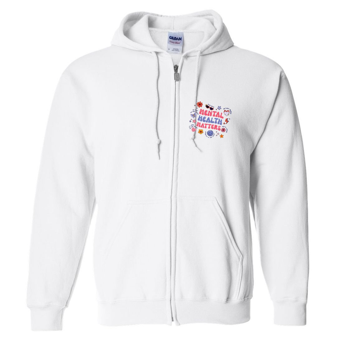 Mental Health Matters Full Zip Hoodie