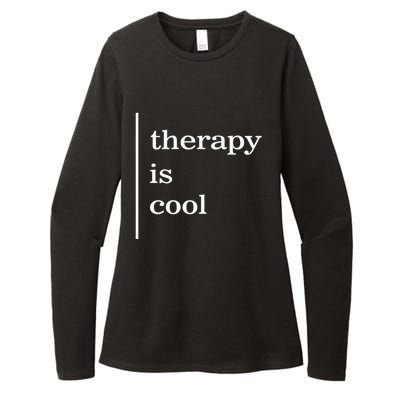 Mental Health Matters Therapy Is Cool Awareness Positive Gift Womens CVC Long Sleeve Shirt