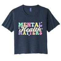Mental Health Matters Women's Crop Top Tee