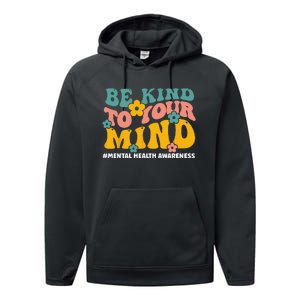 Mental Health Matters End The Stigma Mental Health Awareness Performance Fleece Hoodie