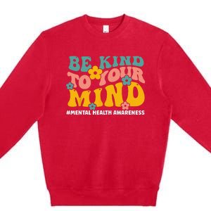 Mental Health Matters End The Stigma Mental Health Awareness Premium Crewneck Sweatshirt