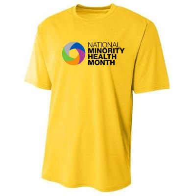 Minority Health Month Gift Cool Gift National Minority Health Month Cool Gift Performance Sprint T-Shirt