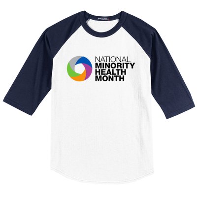 Minority Health Month Gift Cool Gift National Minority Health Month Cool Gift Baseball Sleeve Shirt