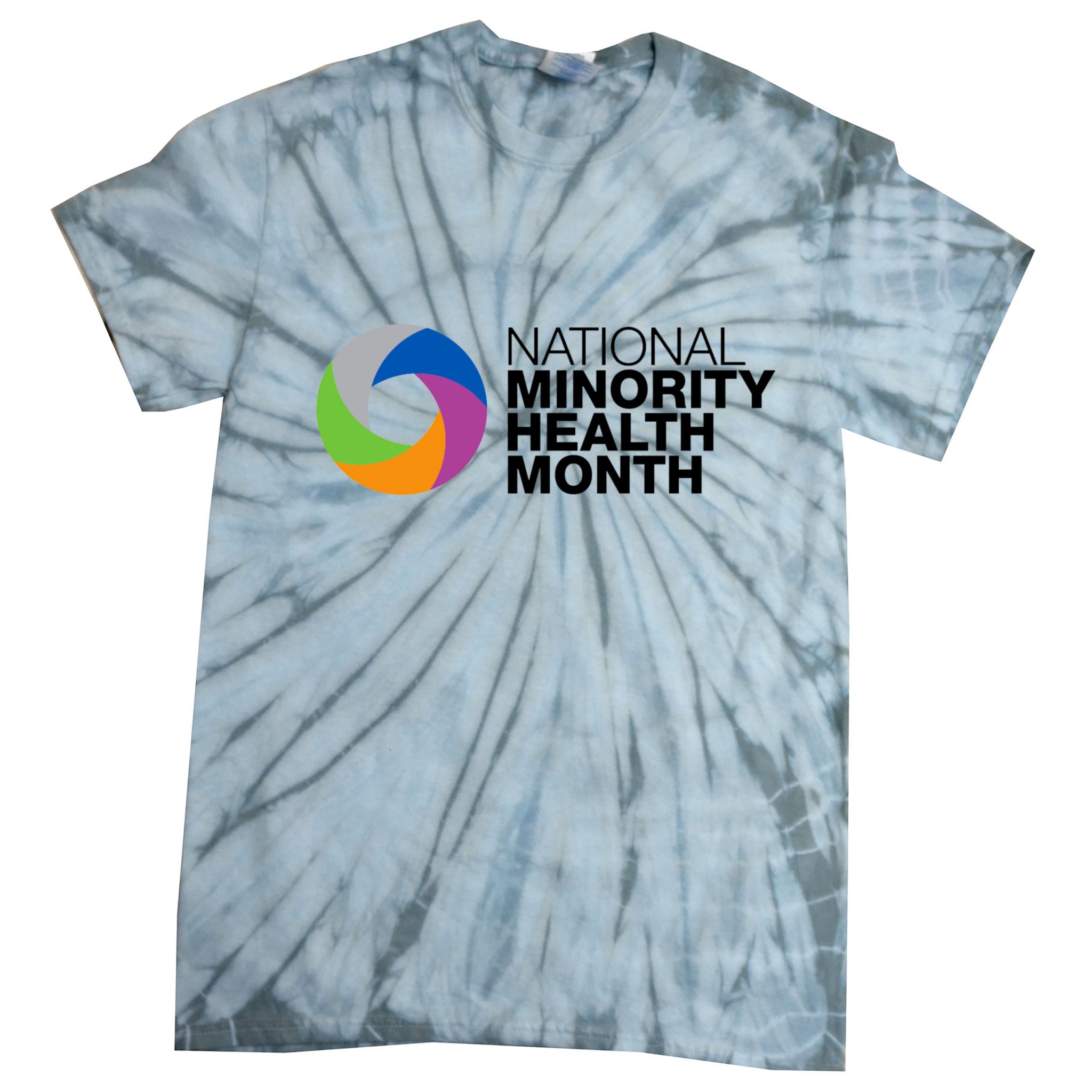 Minority Health Month Gift Cool Gift National Minority Health Month Cool Gift Tie-Dye T-Shirt