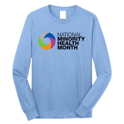 Minority Health Month Gift Cool Gift National Minority Health Month Cool Gift Long Sleeve Shirt