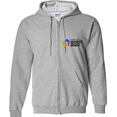 Minority Health Month Gift Cool Gift National Minority Health Month Cool Gift Full Zip Hoodie