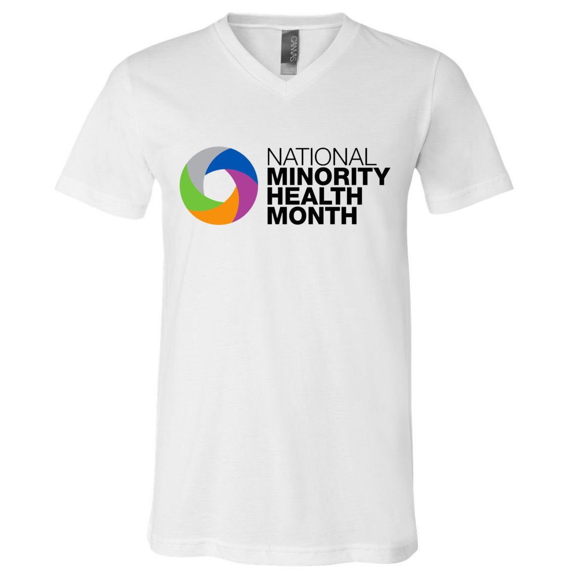 Minority Health Month Gift Cool Gift National Minority Health Month Cool Gift V-Neck T-Shirt