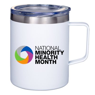 Minority Health Month Gift Cool Gift National Minority Health Month Cool Gift 12oz Stainless Steel Coffee Mug