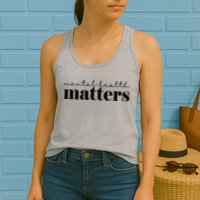 Mental Health Matters Awareness Womens Tank Top