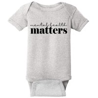Mental Health Matters Awareness Baby Bodysuit