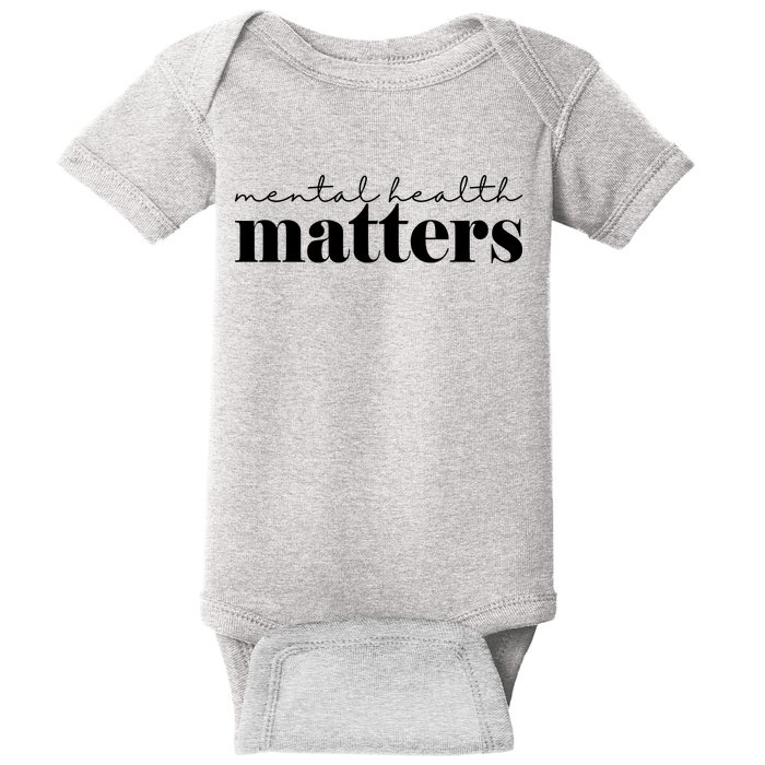 Mental Health Matters Awareness Baby Bodysuit