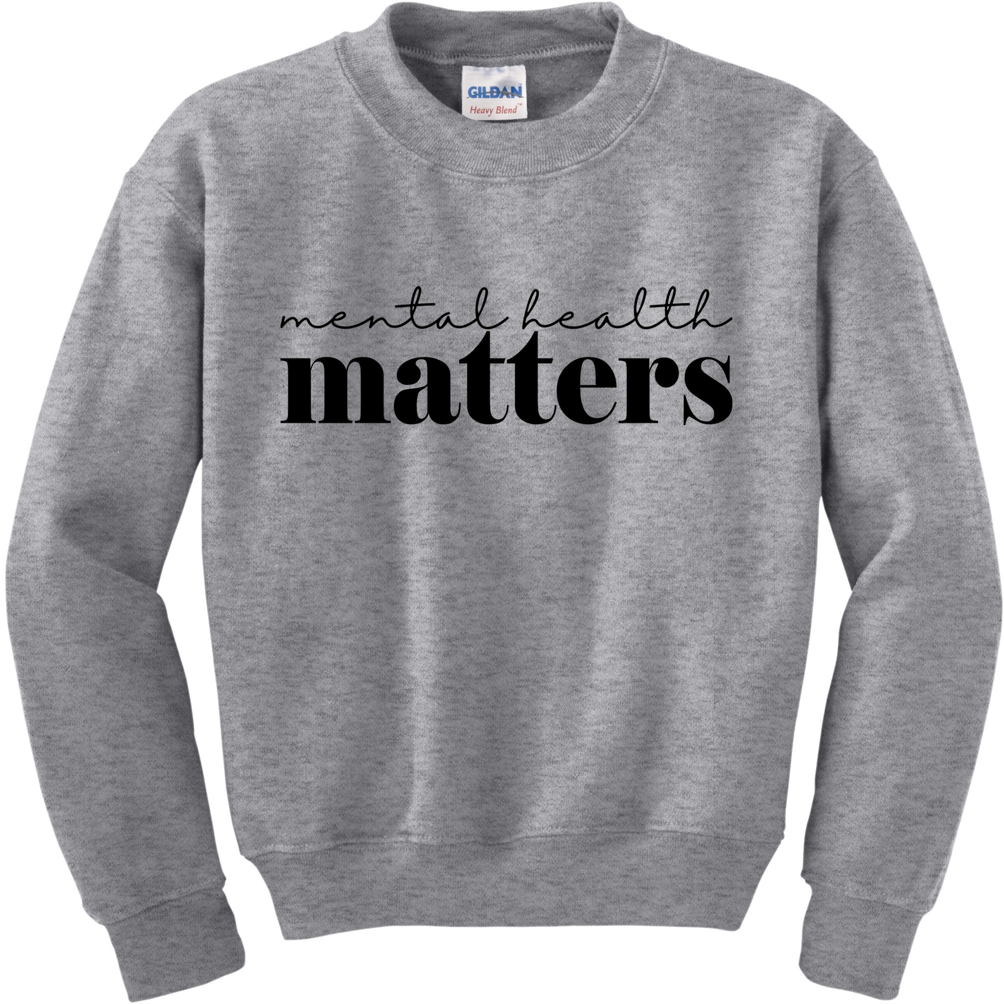 Mental Health Matters Awareness Kids Sweatshirt
