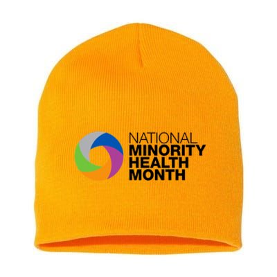 Minority Health Month Gift National Minority Health Month Great Gift Short Acrylic Beanie