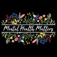 Mental Health Matters Floral Wildflowers Flatbill Hat